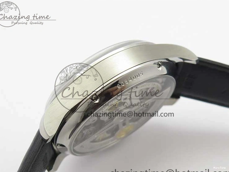 MIROTIME 0211 Portuguese Real PR Real Annual Calendar IW503502 ZF 1:1 Best Edition Black Dial Steel Markers on Black Leather Strap A StreetReady 7134